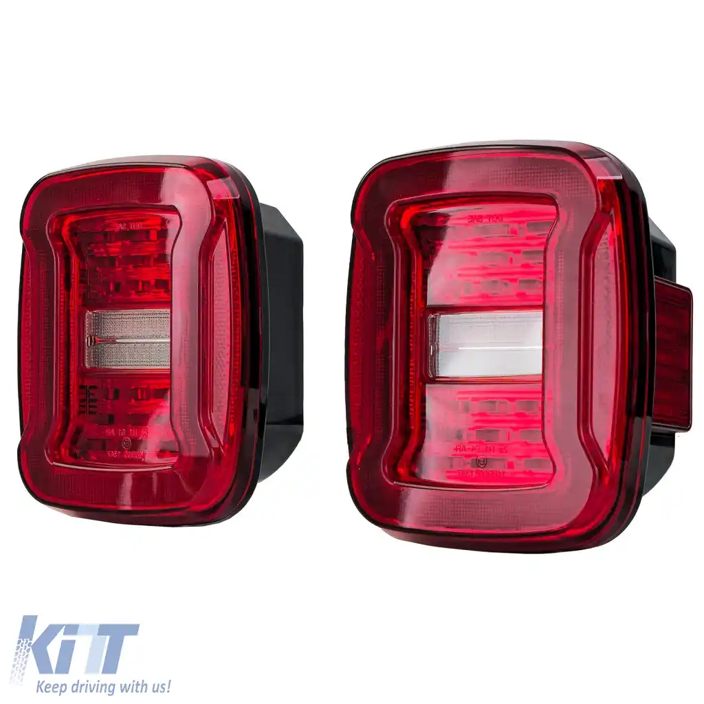 Bara de lumini LED stopuri roșii clare, potrivită pentru Jeep Wrangler CJ YJ TJ 1986-2007-image-6329659
