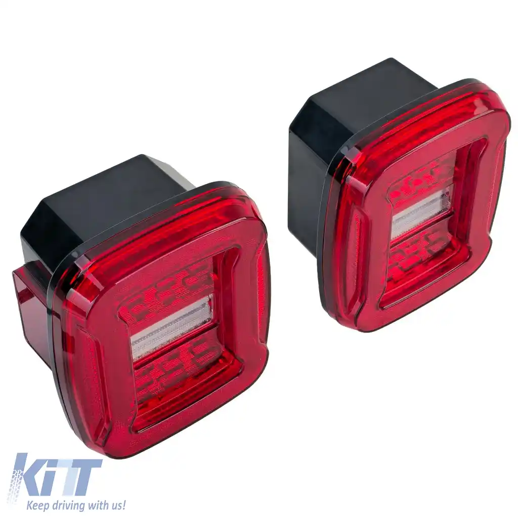 Bara de lumini LED stopuri roșii clare, potrivită pentru Jeep Wrangler CJ YJ TJ 1986-2007-image-6329662