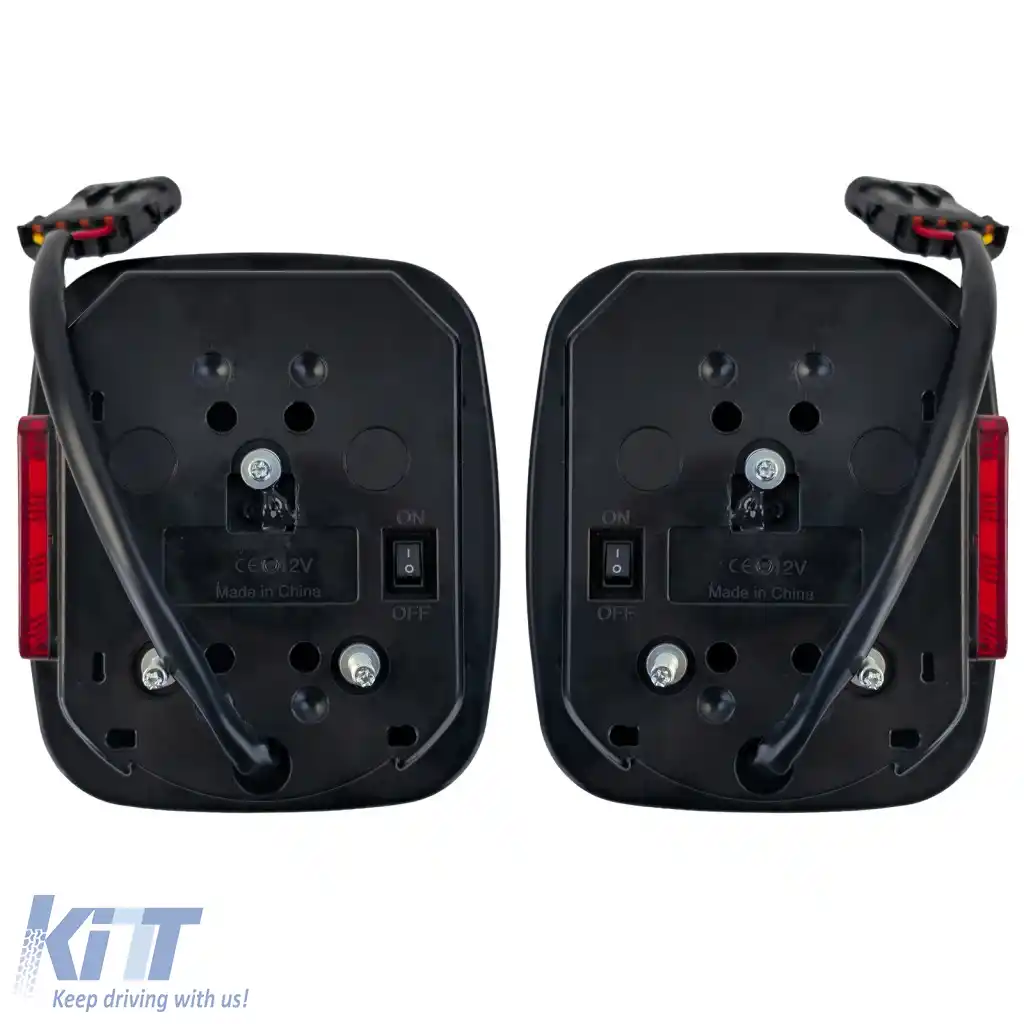 Bara de lumini LED stopuri roșii clare, potrivită pentru Jeep Wrangler CJ YJ TJ 1986-2007-image-6329664