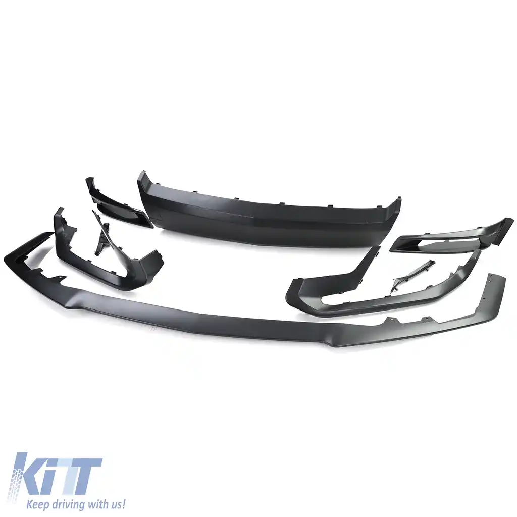 Bara de performanță frontală aspect GT500 potrivită pentru Ford Mustang Coupe Convertible 14-17-image-6193613