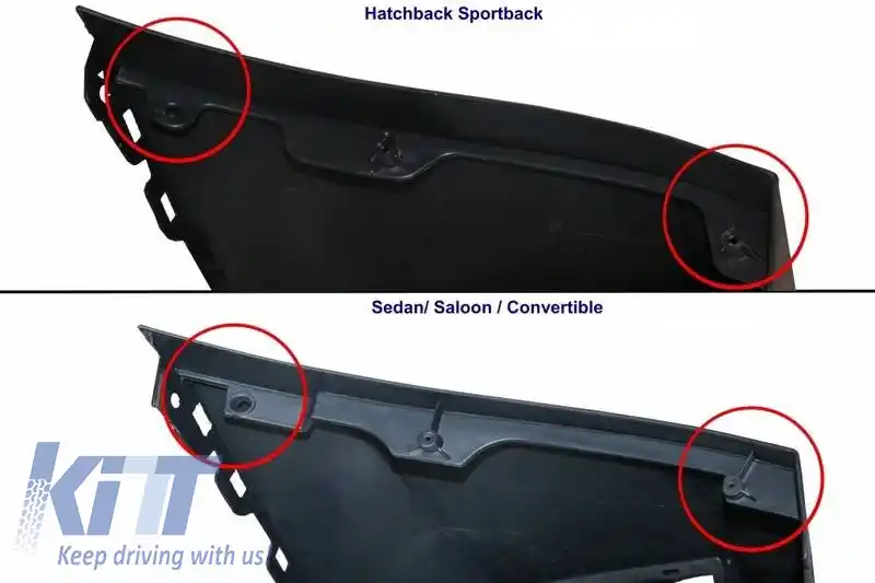 Bara față potrivită pentru Audi A3 8V 11-16 Sedan / Cabrio RS3 Look-image-6320648