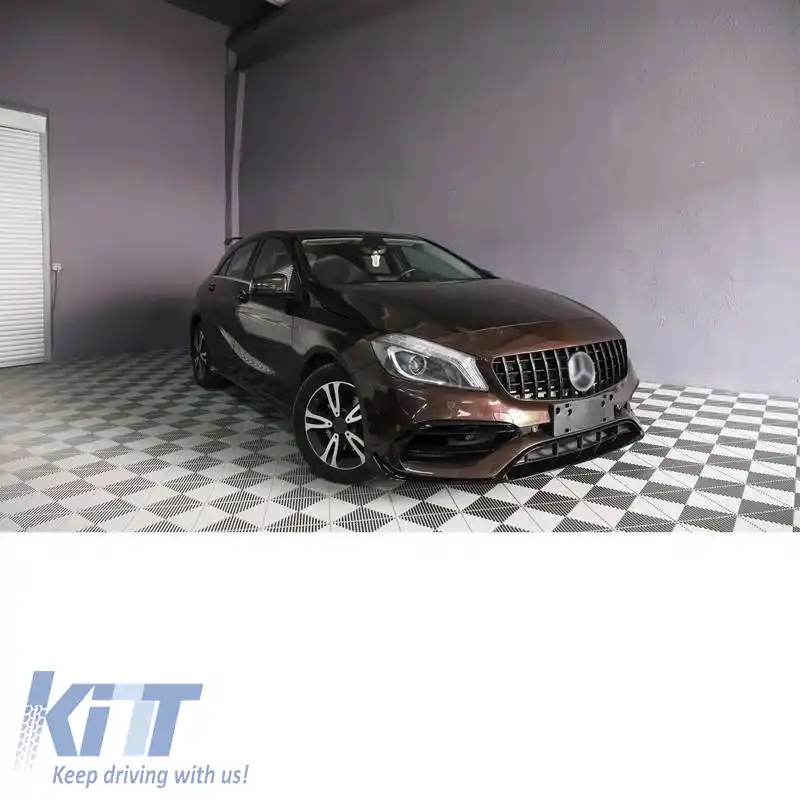 Bara față potrivită pentru Mercedes-Benz Clasa A W176 12-18 Aspect A Design A45 Facelift-image-6313788