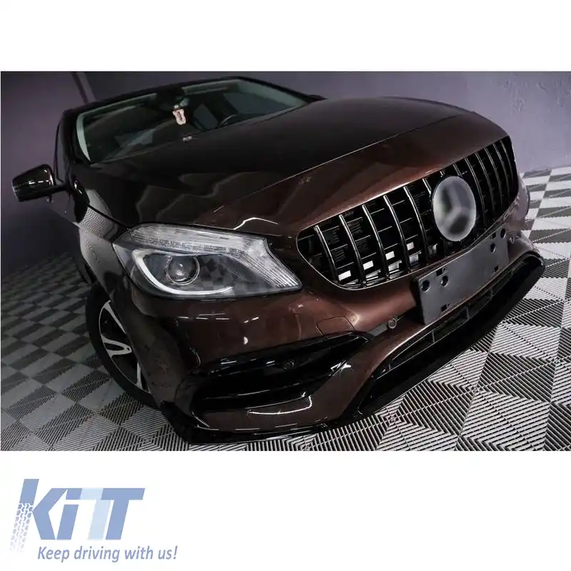 Bara față potrivită pentru Mercedes-Benz Clasa A W176 12-18 Aspect A Design A45 Facelift-image-6313789