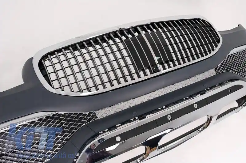 Bara față potrivită pentru Mercedes-Benz Sprinter W907 2017-2023 Aspect Maybach cu grilă-image-6324889