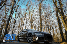 Bara Fata compatibil cu Audi A7 4G (2010-2014) RS7 Design cu Grile-image-6041120