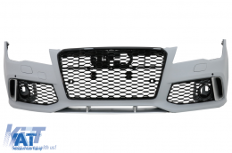 Bara Fata compatibil cu Audi A7 4G (2010-2014) RS7 Design cu Grile-image-6090390