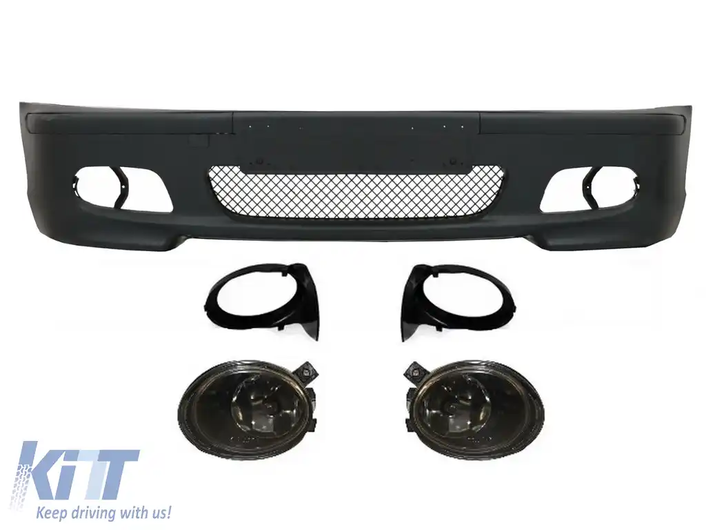 Bara Fata compatibil cu BMW Seria 3 E46 4D (1998-2004) M-technik cu Proiectoare Ceata Fumurii