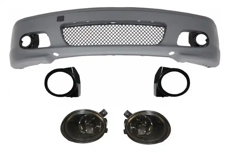 Bara Fata compatibil cu BMW Seria 3 E46 Coupe Cabrio (1999-2007) M-Technic M-tech II Design cu Proiectoare Fumurii
