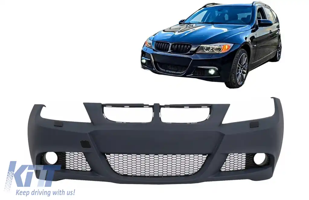 image-30-Bara Fata compatibil cu BMW Seria 3 E90 E91 Sedan Touring (2004-2008) LCI M-Tech Design