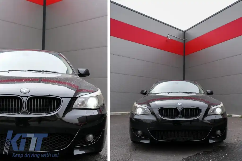 Bara Fata compatibil cu BMW Seria 5 E60 E61 Sedan Touring (2003-2010) M5 Look-image-6102363