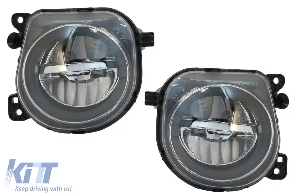 Bara Fata compatibil cu BMW Seria 5 F10 F11 LCI (2015-up) M-Technik Design cu Proiectoare Ceata LED-image-6025714