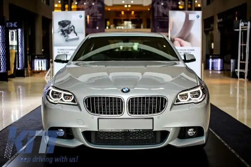 Bara Fata compatibil cu BMW Seria 5 F10 F11 LCI (2015-up) M-Technik Design cu Proiectoare Ceata LED-image-6025968
