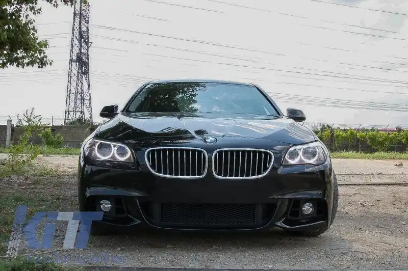 Bara Fata compatibil cu BMW Seria 5 F10 F11 LCI (2015-up) M-Technik Design cu Proiectoare Ceata LED-image-6065926