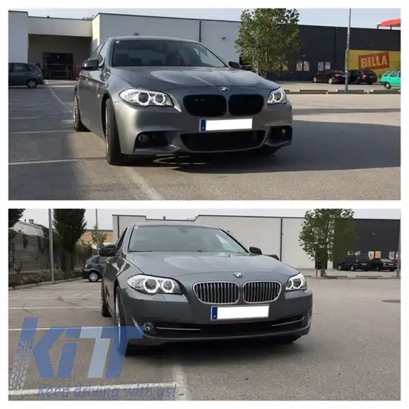 Bara Fata compatibil cu BMW Seria 5 F10 F11 (2011-2014) M-Technik Design cu Grile Centrale M Design-image-6019319