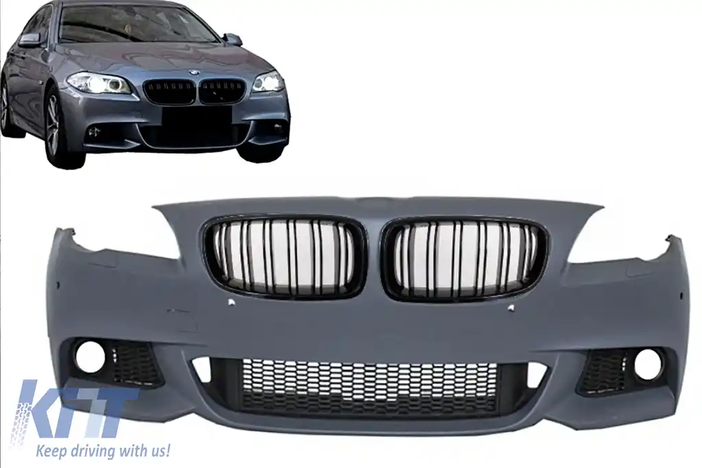 Bara Fata compatibil cu BMW Seria 5 F10 F11 (2011-2014) M-Technik Design cu Grile Centrale M Design-image-6126513
