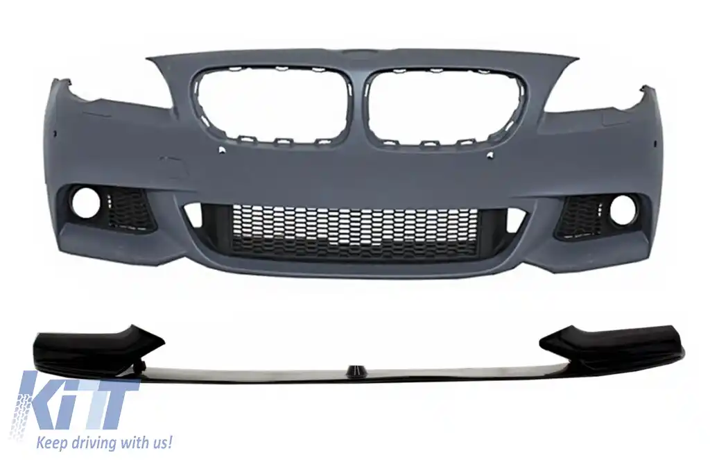 Bara Fata compatibil cu BMW Seria 5 F10 (2011-2014) cu Prelungire bara fata M-Performance Design
