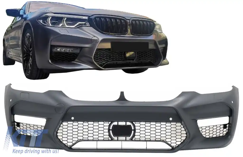 Bara Fata compatibil cu BMW Seria 5 G30 G31 (2017-2019) M5 Sport Design echipat cu Distronic ACC-image-6087013