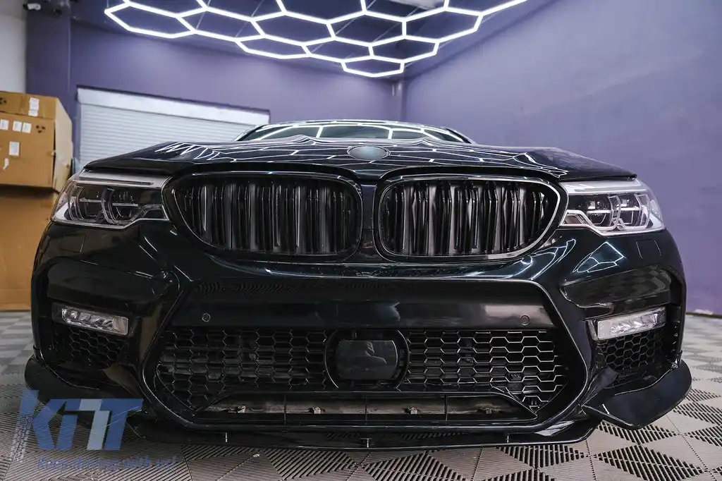 Bara Fata compatibil cu BMW Seria 5 G30 G31 (2017-2019) M5 Sport Design echipat cu Distronic ACC-image-6094273