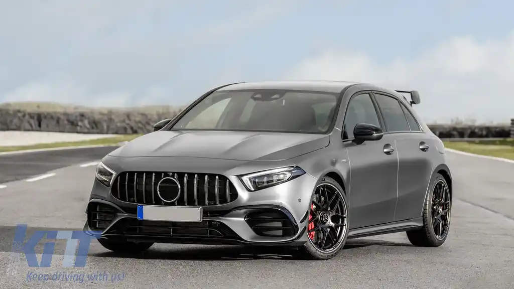 Bara Fata compatibil cu Mercedes A-Class W177 Hatchback / V177 Sedan (2018-2022) A45 Design GT-R Panamericana Design-image-6079627