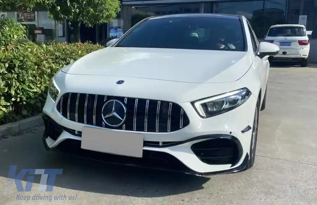 Bara Fata compatibil cu Mercedes A-Class W177 Hatchback / V177 Sedan (2018-2022) A45 Design GT-R Panamericana Design-image-6278182