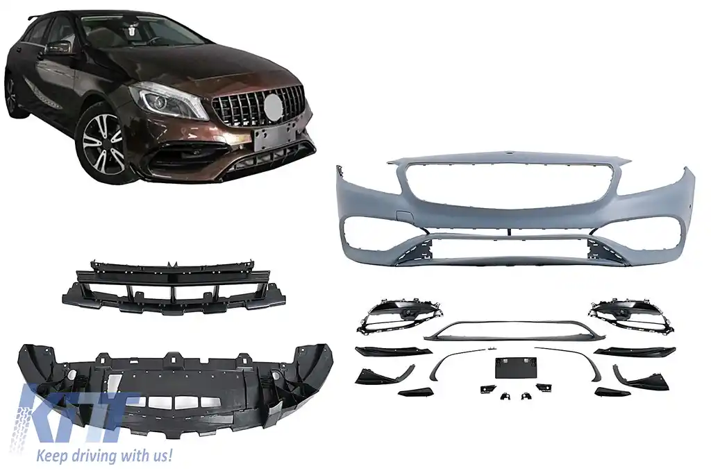 Bara Fata compatibil cu Mercedes A-Class (2012-2018) Facelift A45 Design-image-6127837