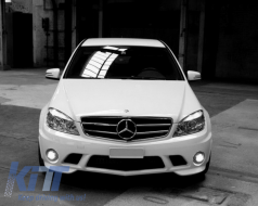 Bara Fata compatibil cu Mercedes C-class W204 (2007-2012) C63 Design Fara Proiectoare-image-6027879