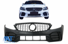 Bara Fata compatibil cu Mercedes C-Class W205 S205 C205 A205 Limo Coupe Station Wagon Cabiolet (2014-2020) GT Design-image-6073009