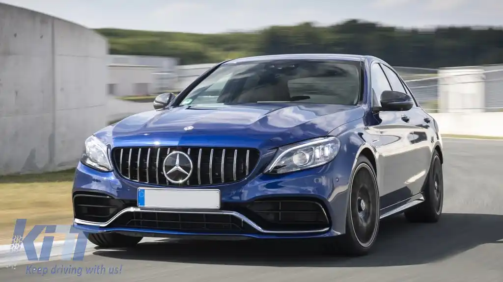 Bara Fata compatibil cu Mercedes C-Class W205 S205 A205 C205 Limo Coupe Station Wagon Cabrio (2014-2020) Facelift Design C63 Design-image-6111115