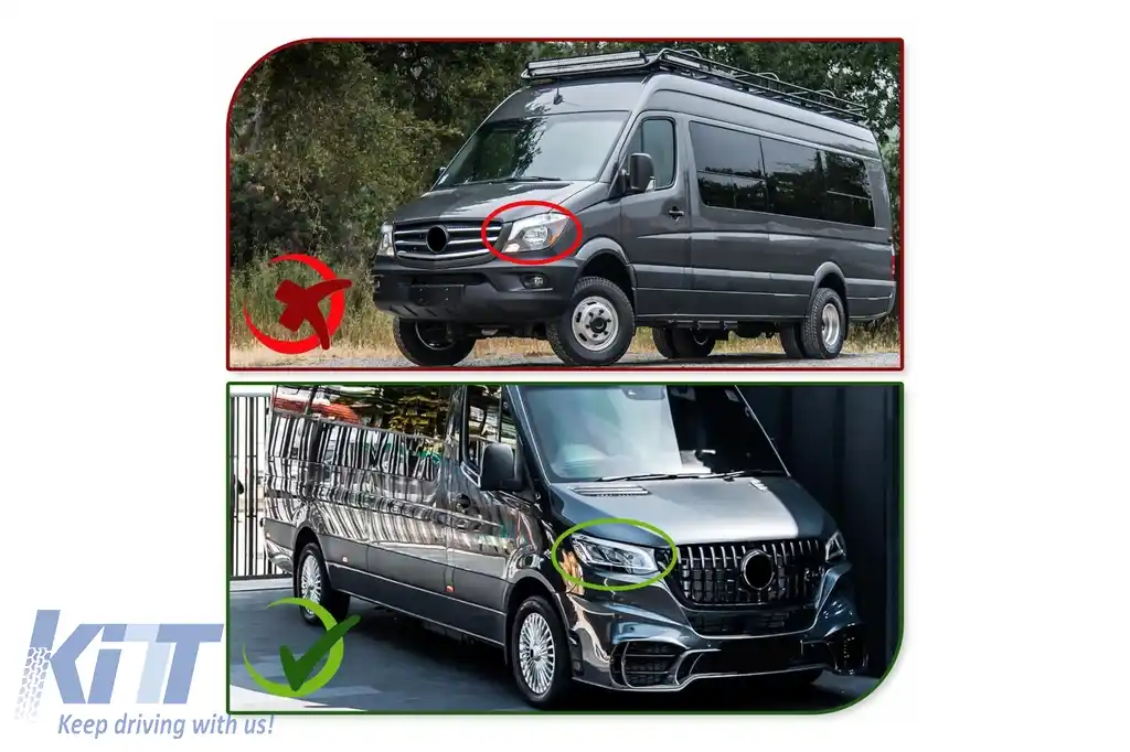 Bara Fata compatibil cu Mercedes Sprinter W907 W910 (2019-2021) M Design-image-6109801