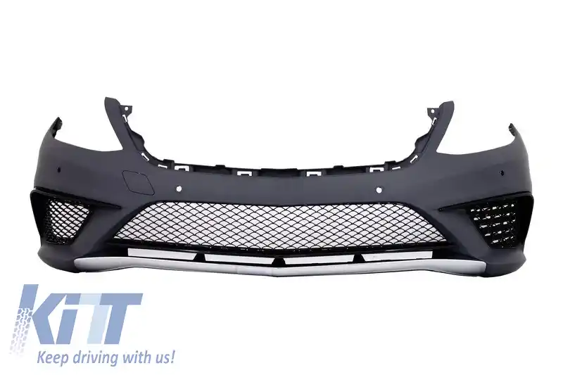 Bara Fata compatibil cu Mercedes W222 S-Class (2013-06.2017) S63 Design cu Grila Centrala Crom-image-6018487
