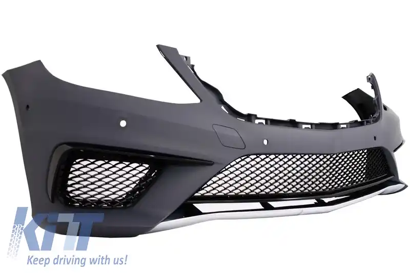 Bara Fata compatibil cu Mercedes W222 S-Class (2013-06.2017) S63 Design cu Grila Centrala Crom-image-6018488