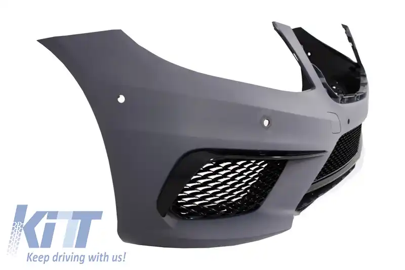 Bara Fata compatibil cu Mercedes W222 S-Class (2013-06.2017) S63 Design cu Grila Centrala Crom-image-6018490