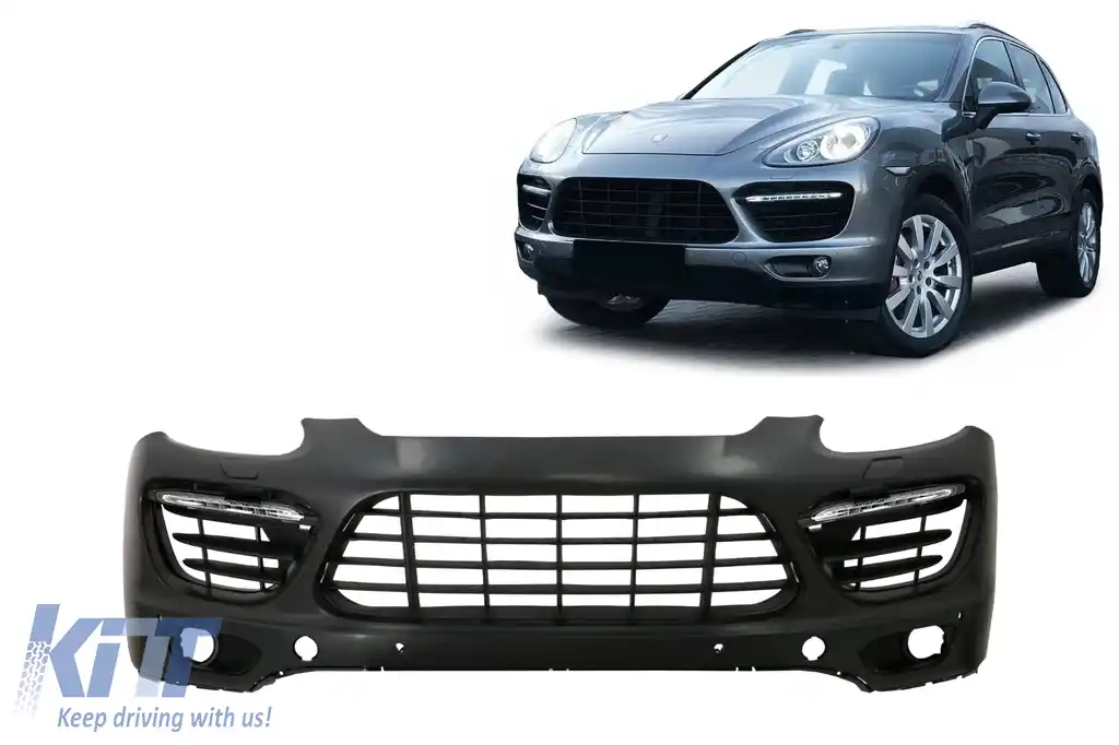 Bara Fata compatibil cu Porsche Cayenne 958 92A Pre-Facelift (2010-2014) cu DRL si Semnal Dinamic-image-6106554