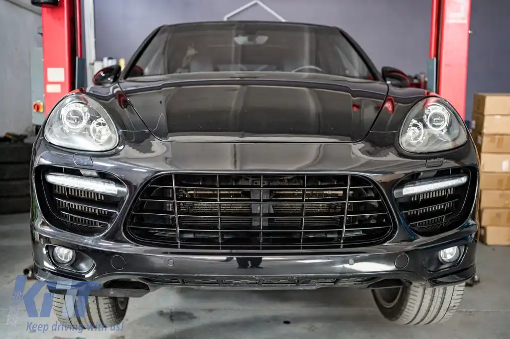 Bara Fata compatibil cu Porsche Cayenne 958 92A Pre-Facelift (2010-2014) cu DRL si Semnal Dinamic-image-6106555