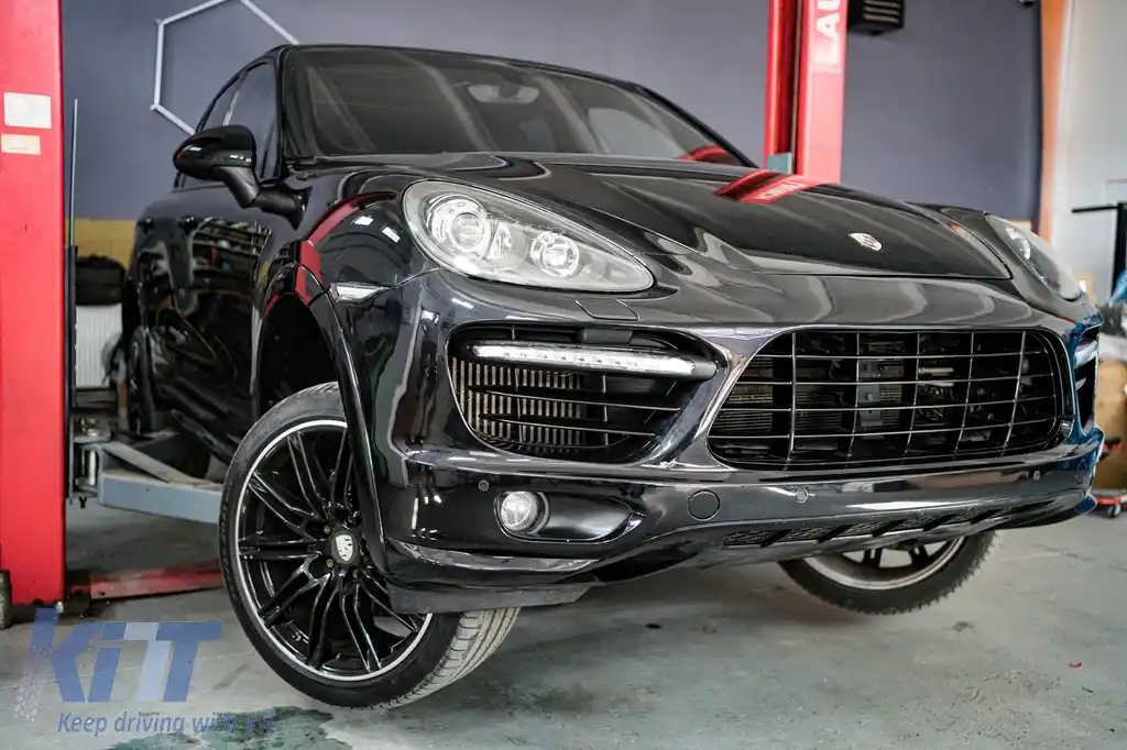 Bara Fata compatibil cu Porsche Cayenne 958 92A Pre-Facelift (2010-2014) cu DRL si Semnal Dinamic-image-6106556