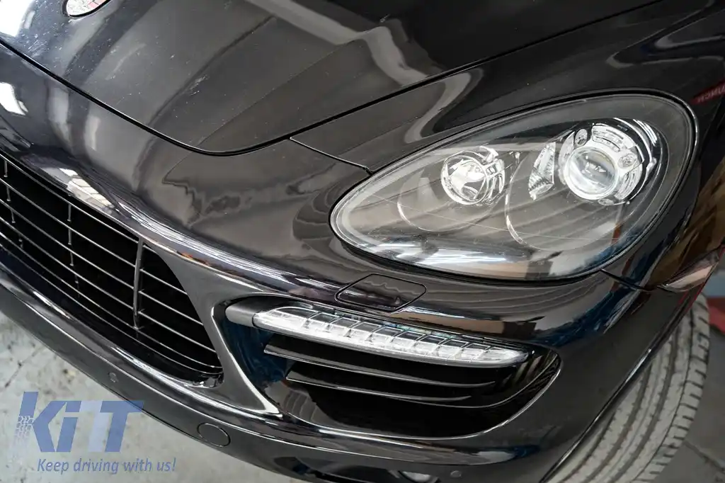 Bara Fata compatibil cu Porsche Cayenne 958 92A Pre-Facelift (2010-2014) cu DRL si Semnal Dinamic-image-6106559