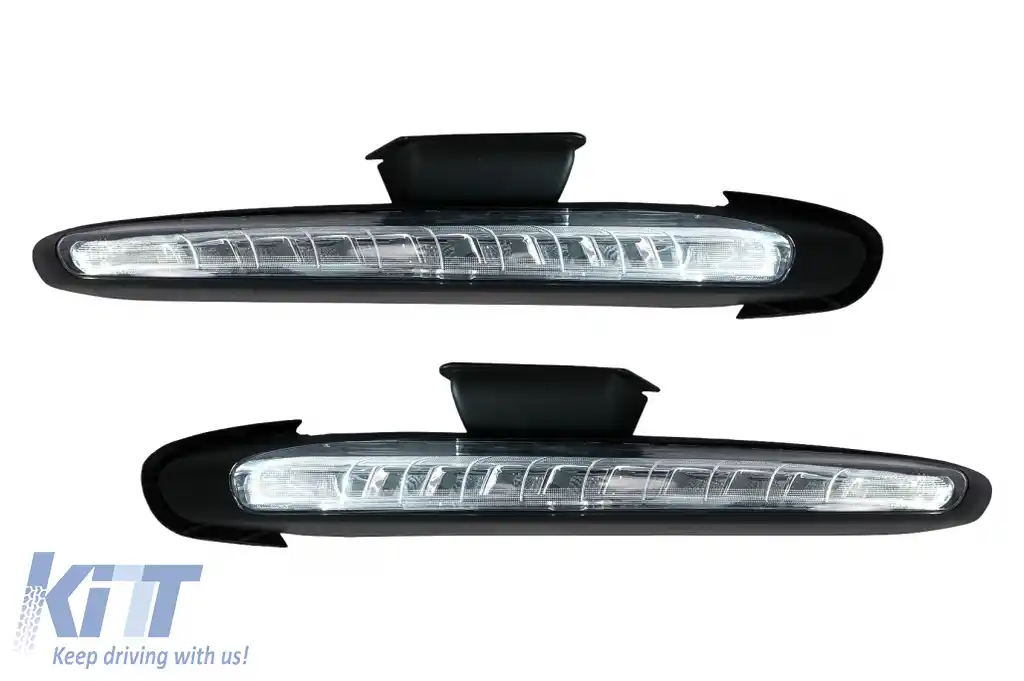 Bara Fata compatibil cu Porsche Cayenne 958 92A Pre-Facelift (2010-2014) cu DRL si Semnal Dinamic-image-6106561