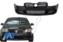 Bara Fata compatibil cu VW Golf V 5 (2003-2007) Jetta (2005-2010) R32 Black Look-image-6052606