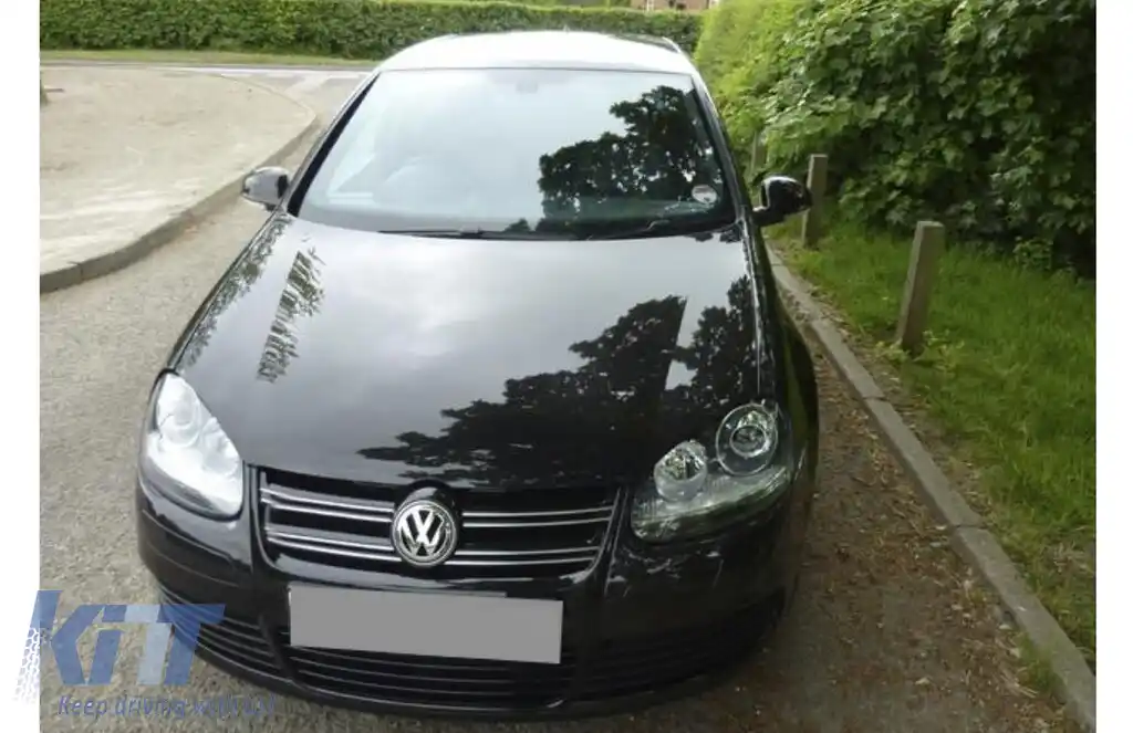 Bara Fata compatibil cu VW Golf V 5 (2003-2007) Jetta (2005-2010) R32 Black Look-image-6328727