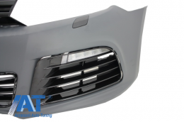 Bara fata compatibil cu VW Golf VI Golf 6 R20 Look (2008-2013) cu Praguri Laterale-image-6062576