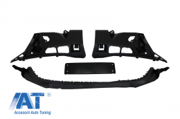 Bara fata compatibil cu VW Golf VI Golf 6 R20 Look (2008-2013) cu Praguri Laterale-image-6062578