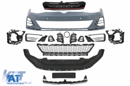 Bara Fata compatibil cu VW Golf VII 7 (2013-2017) si Faruri LED cu Semnal Dinamic 7.5 GTI Look-image-6091555