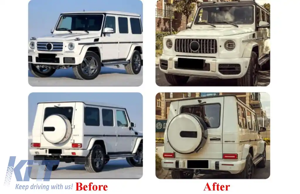 Bara Fata Completa compatibil cu Mercedes G-Class W463 / W464 (2018-Up) G63 Design-image-6260374