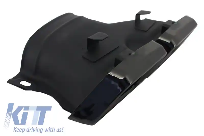 Bara Fata cu Difusor si Ornamente Tobe Negre compatibil cu Mercedes E-Class W213 S213 Standard (2016-2019) E63 Design-image-6055240