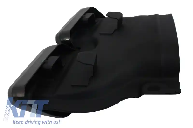 Bara Fata cu Difusor si Ornamente Tobe Negre compatibil cu Mercedes E-Class W213 S213 Standard (2016-2019) E63 Design-image-6055241