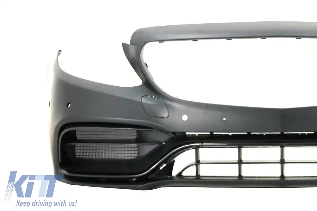 Bara Fata cu Difuzor compatibil cu Mercedes C-Class W205 S205 AMG Sport Line (2014-2020) C63S Design-image-6064612