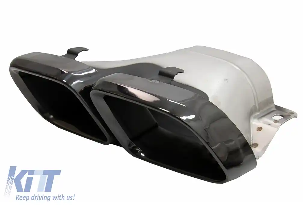 Bara Fata cu Difuzor si Grila Fara Camera compatibil cu Mercedes C-Class W205 S205 (2014-2018) C63 Design-image-6064284