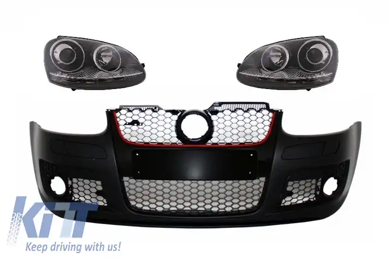 Bara Fata cu Faruri compatibil cu VW Golf 5 V Mk5 (2003-2007) Jetta (2005-2010) GTI Design
