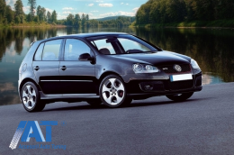 Bara fata cu Faruri compatibil cu VW Golf V 5 (2003-2007) GTI R32 Design Chrome-image-6041875