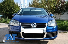 Bara Fata cu Faruri compatibil cu VW Golf V 5 (2003-2007) Jetta (2005-2010) R32 R32 Aluminiu Look-image-6065462